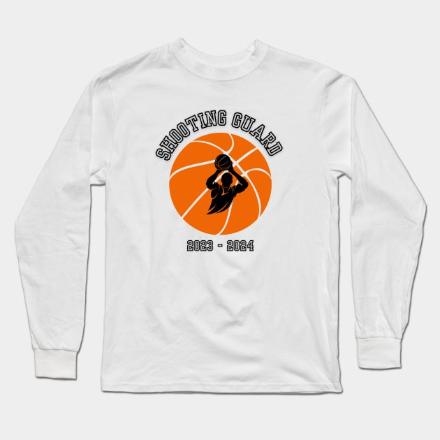 Shooting Guard Long Sleeve T-Shirt by Hayden Mango Collective 